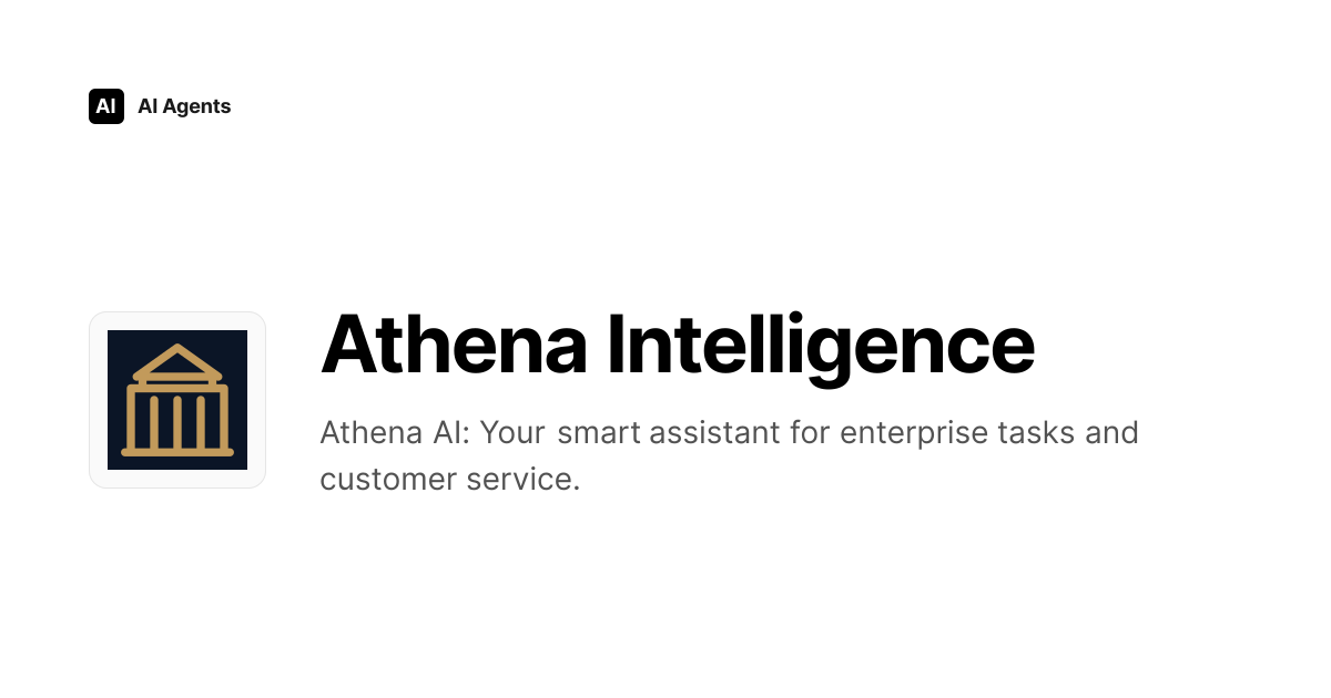 Athena Intelligence Review 2026 | Data Analytics & Business ...