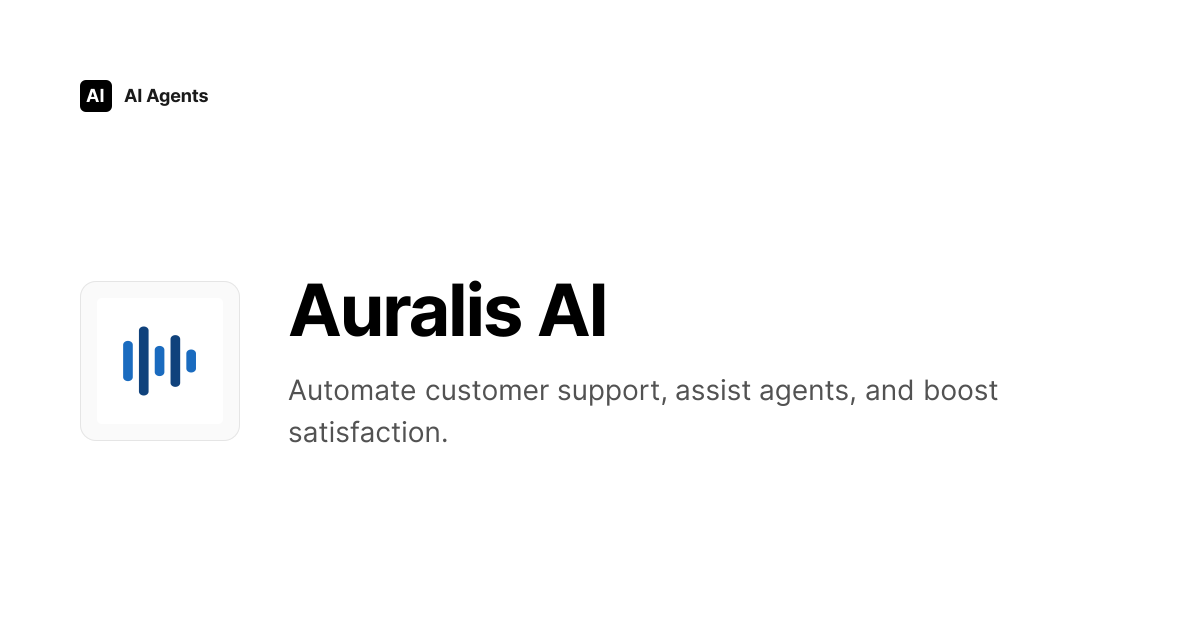 Auralis AI Review 2026 | Customer Service & Support Tool - Pricing ...