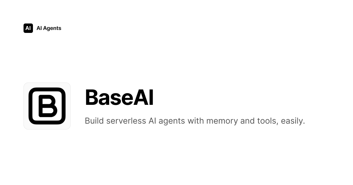 BaseAI Review 2026 | AI Infrastructure & MLOps Tool - Pricing & Features
