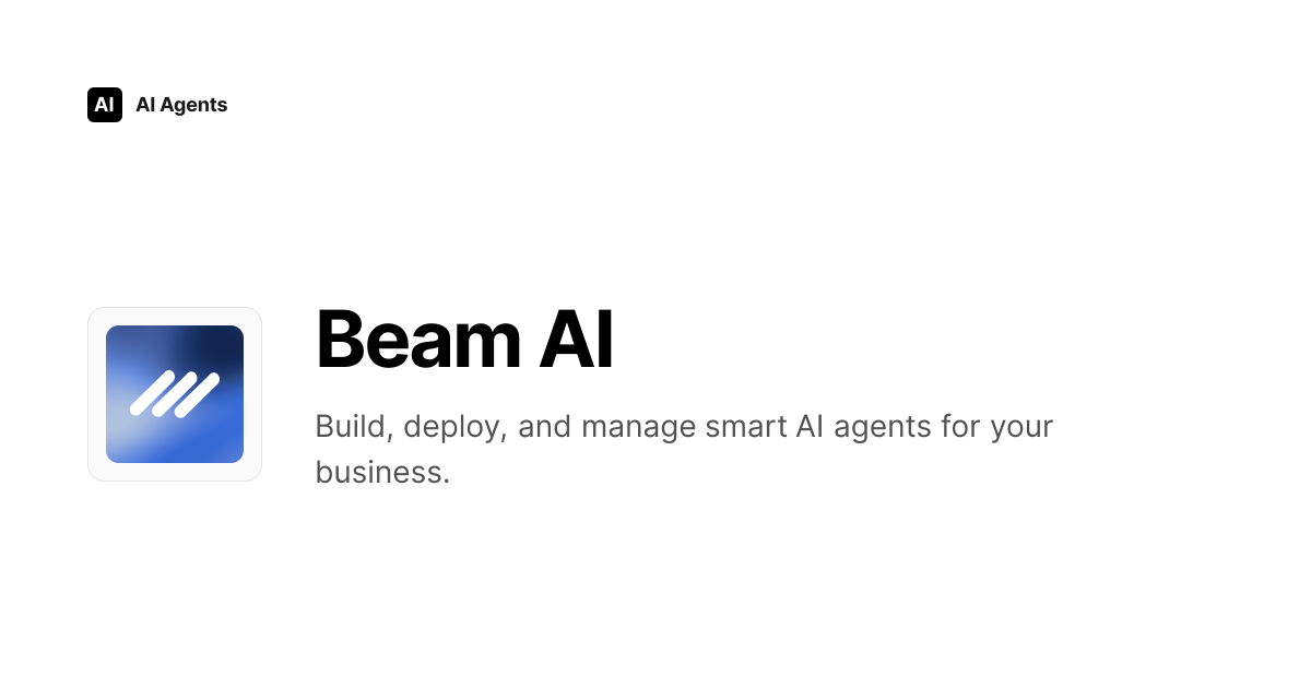 Beam AI Review 2026 | AI Infrastructure & MLOps Tool - Pricing & Features