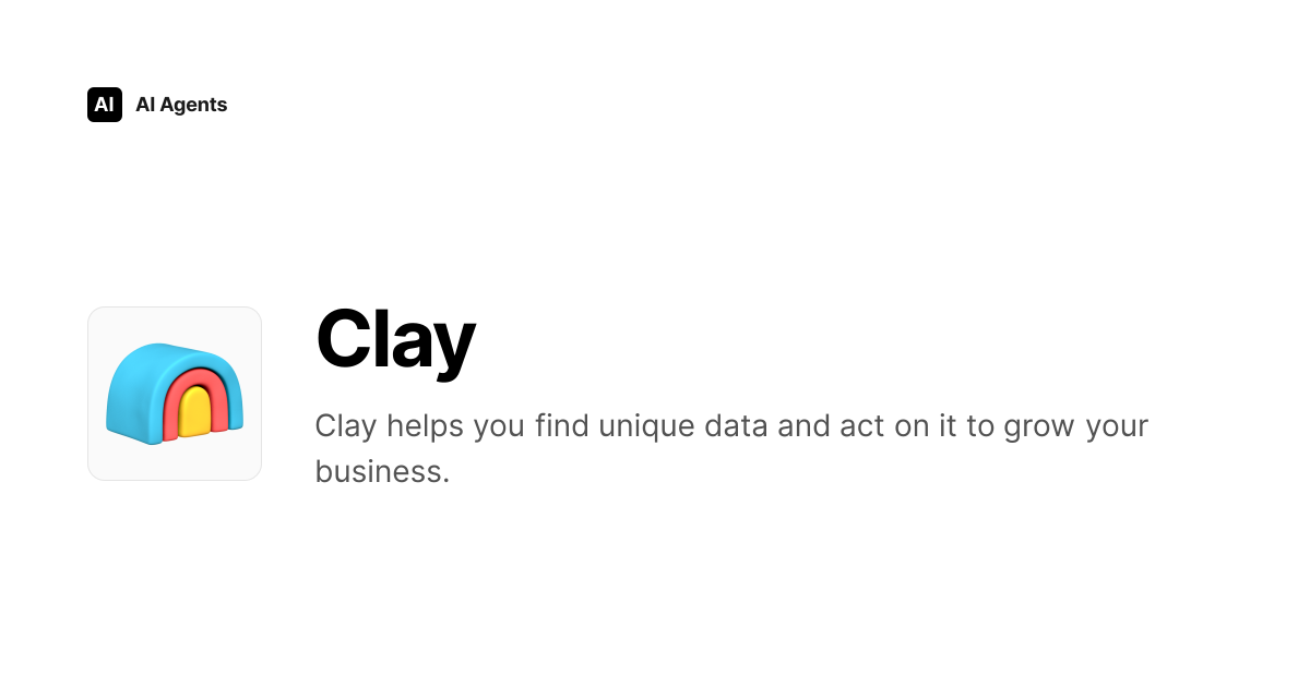 Clay Review 2026 | AI Tool - Pricing & Features