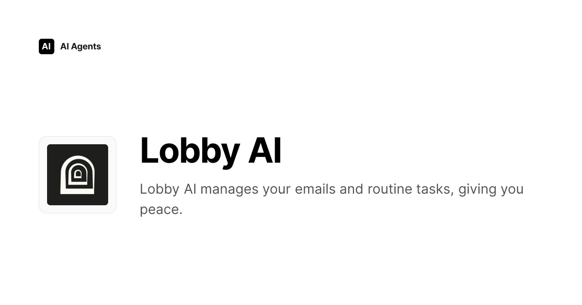 Lobby AI Review 2026 | Personal Productivity & Assistants Tool ...