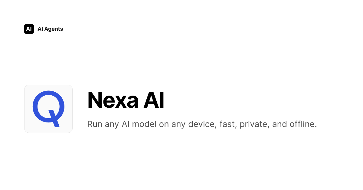 Nexa AI Review 2026 | AI Infrastructure & MLOps Tool - Pricing & Features
