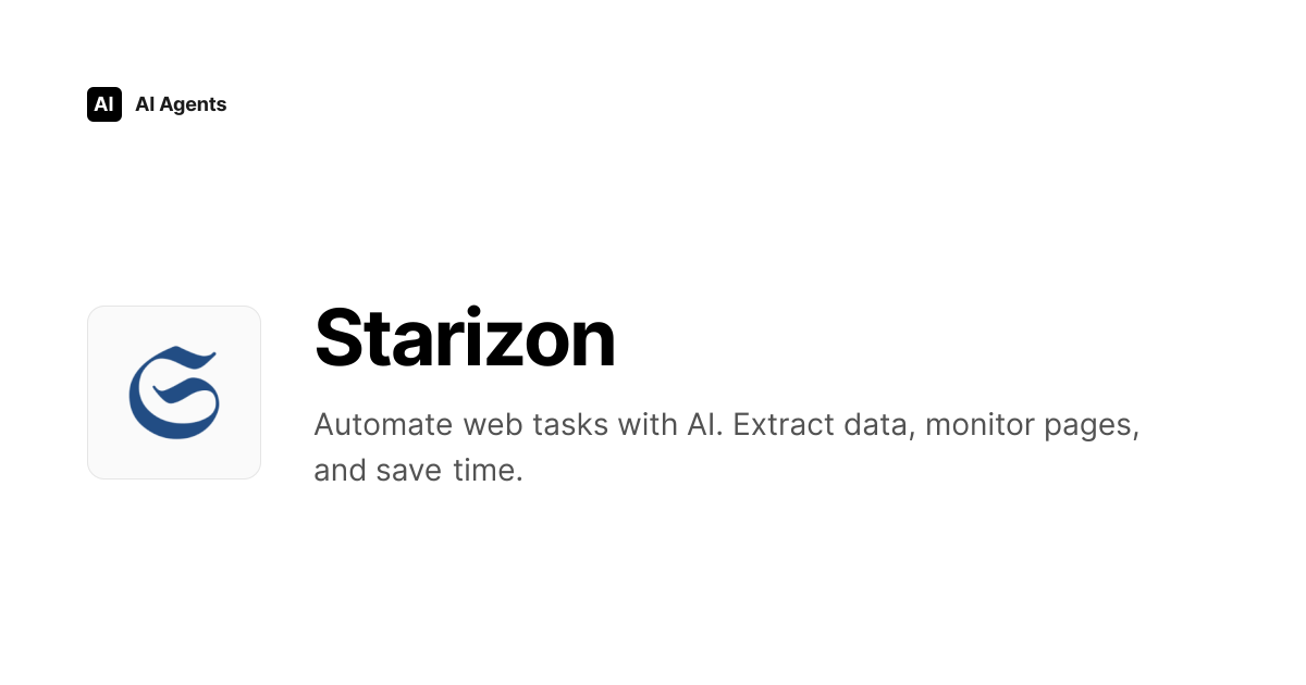 Starizon Review 2026 | Data Engineering & Extraction Tool - Pricing ...