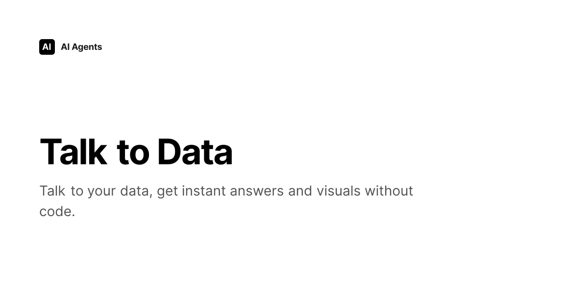 Talk to Data Review 2026 | Data Analytics & Business Intelligence Tool ...