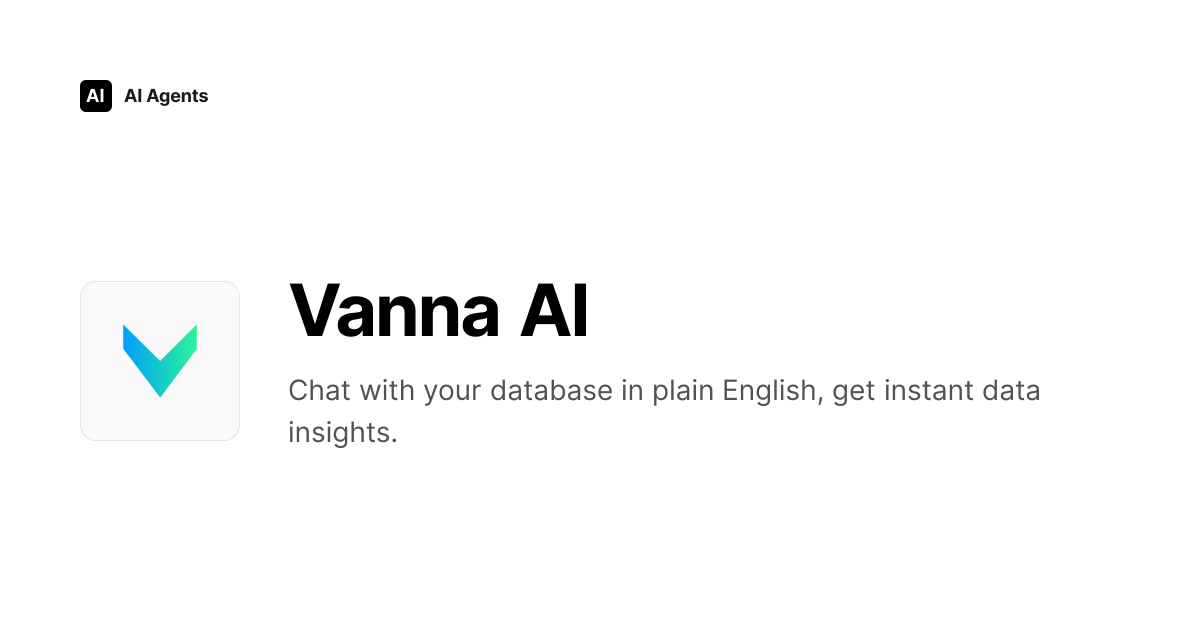 Vanna AI Review 2026 | Data Analytics & Business Intelligence Tool ...